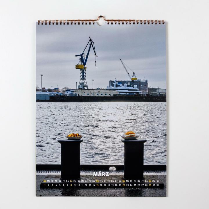 Image du produit Der Currywurst-Kalender 2026 (30 x 40 cm, Couverture rigide, Allemand)