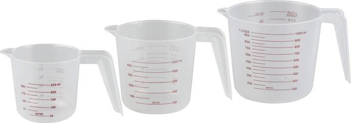 Actual product image Cuisine Elegance Measuring cup 3pcs PP (1000 ml)