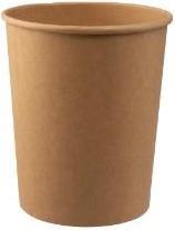 Produktbild Multi Papbaeger Soup-To-Go 95 cl 32 oz Ø115x133 mm Brun,20 ps x 25 stk/krt