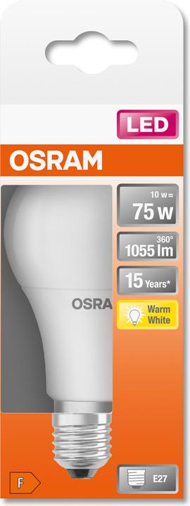 Actual product image Osram LED Monochrome (E27, 11 W, 1055 lm, 1 x, F)