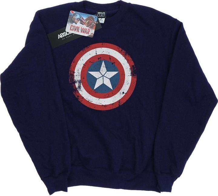 Produktbild Captain America Civil War Distressed Shield Sweatshirt (XXL)