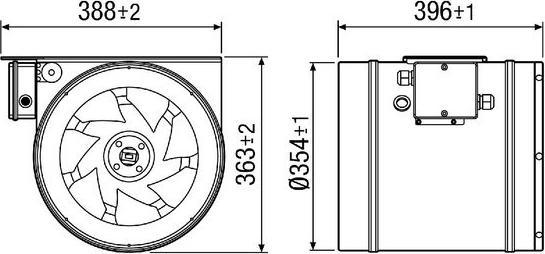 Image du produit Maico MAI EDR 35 Ventilateur diagonal