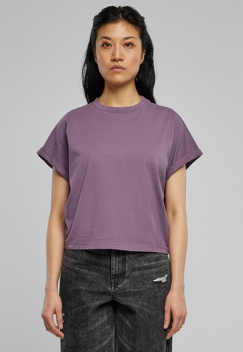 Produktbild Urban Classics Ladies Short Pigment Dye Cut On Sleeve Tee (M)