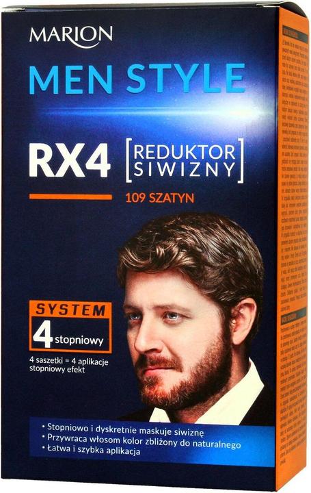 Marion Men Style Rx4 4 Gradual Siwizny Reducer 109 Shatyn 4X15Ml (109 Shatyn)