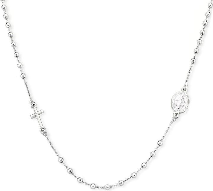 Amen Collier de la Croix du Rosaire (Argent 925, 48 cm)
