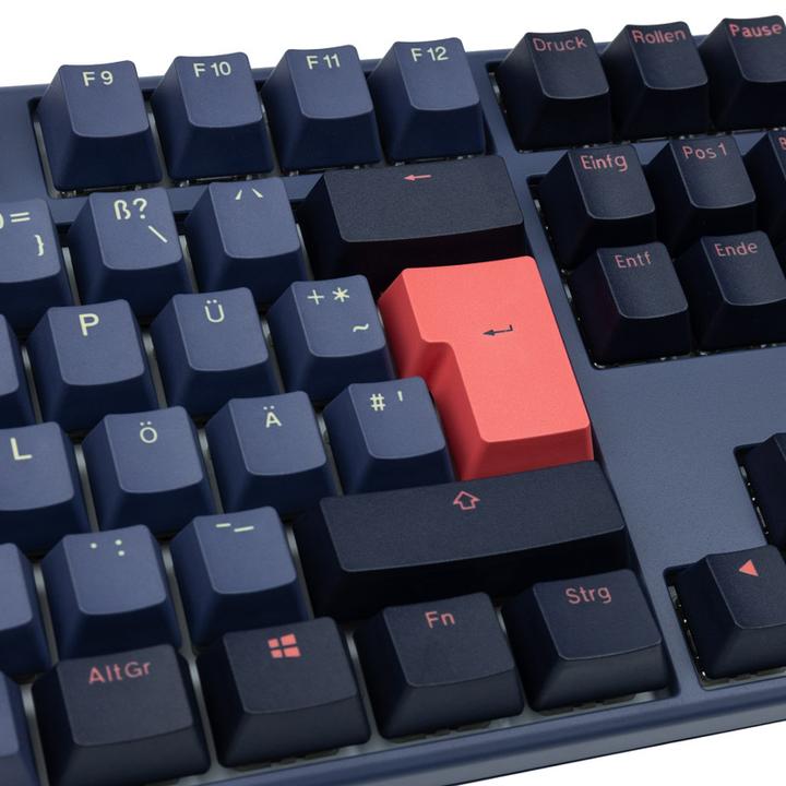Produktbild Ducky One 3 Cosmic Blue Gaming Tastatur, RGB LED - MX-Blue (DE, Kabelgebunden)