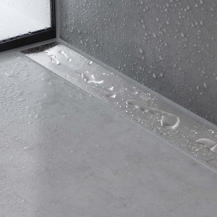 Produktbild hansgrohe HG Duschrinne RainDrain Flex kürzbar, Wandmontage 900mm chrom (900 mm)