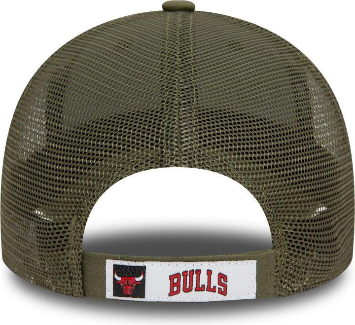 Produktbild New Era 9Forty Mesh Trucker Cap - NBA Chicago Bulls oliv (One Size)