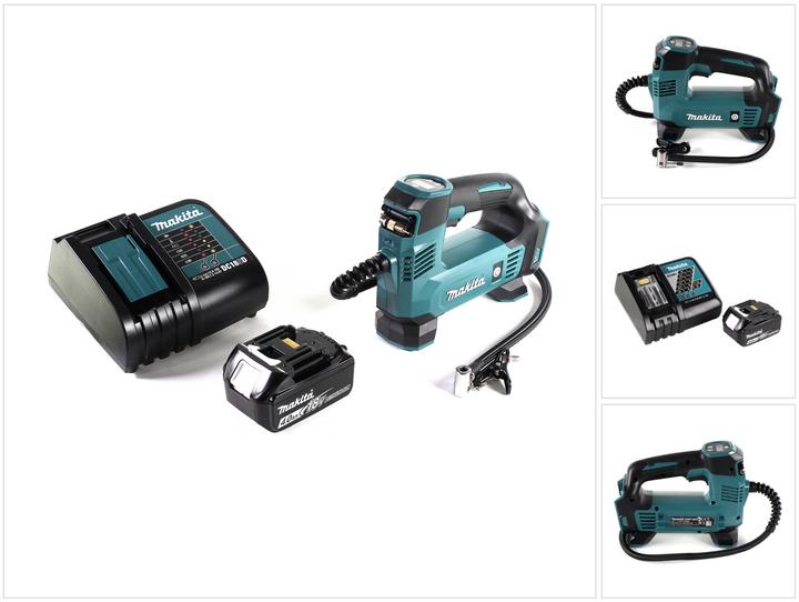 Produktbild Makita DMP 180 RM1 Akku Kompressor 18 V 8,3 bar + 1x Akku 4,0 Ah + Ladegerät (8.30 Bar, 0 l)