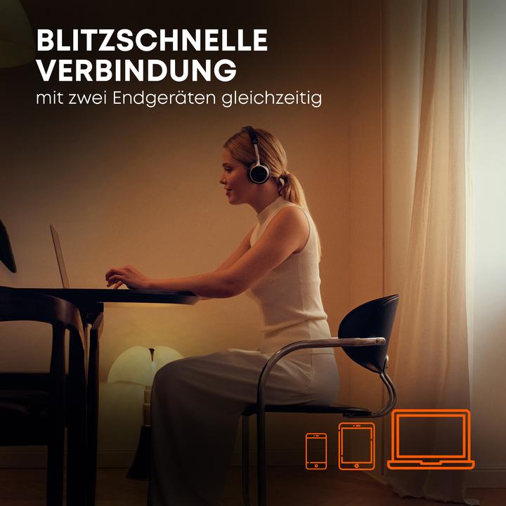 Produktbild Beyerdynamic True Wireless Ohrhörer Bluetooth On-Ear-Kopfhörer "AVENTHO 100", Creme (ANC, 60 h, Kabellos)