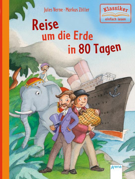 Immagine prodotto Reise um die Erde in 80 Tagen (Tedesco, Jules Verne, Wolfgang Knape, Markus Zöller, 2020)