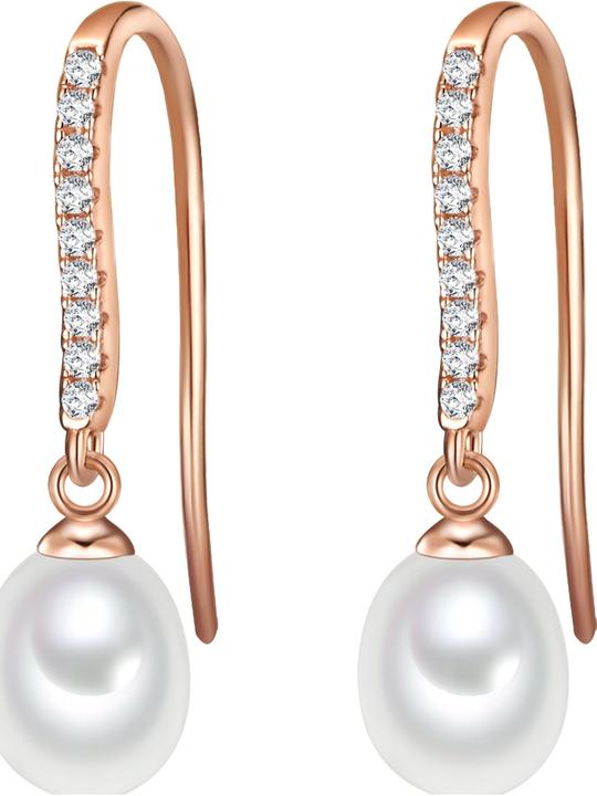 Image du produit Valero Pearls Femme argent sterling zirconium perle d'eau douce de culture or rose - 11890 (Argent 925)
