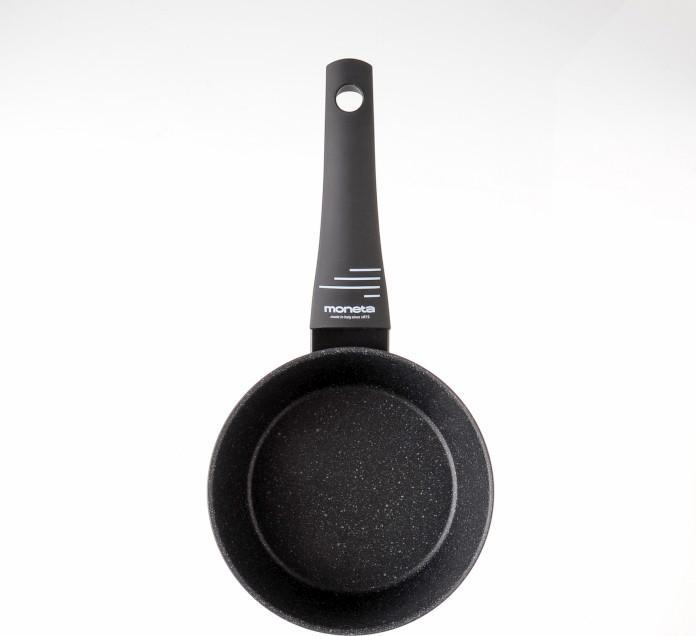 Productafbeelding Moneta Ja! Braadpan 1 handvat, 16 cm, Artech Stone Ultra, zwart (16 cm, Kookpotten en pannenset, Aluminium)