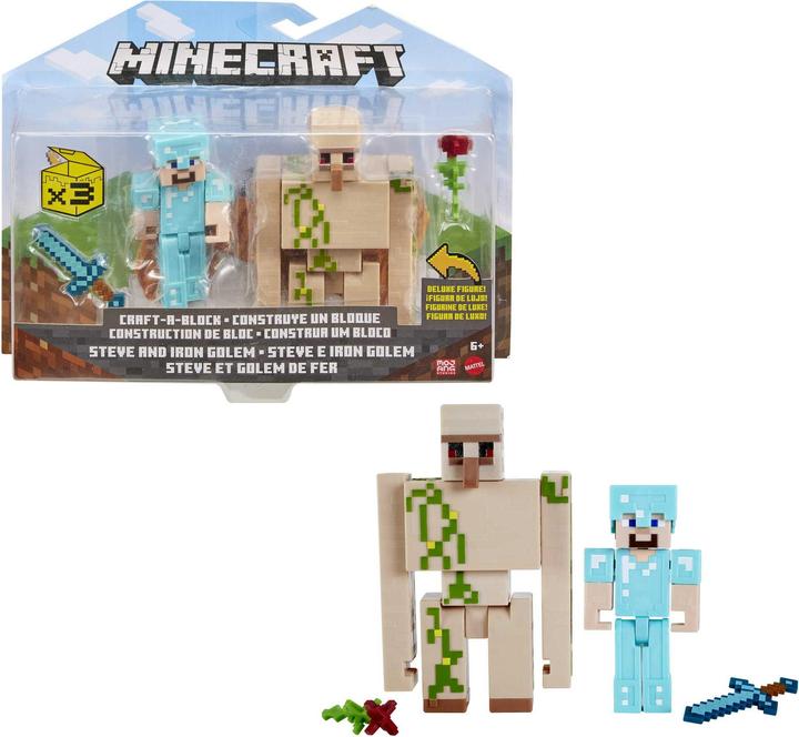 Actual product image Minecraft Core Figure 2-pack range (Assorted)
