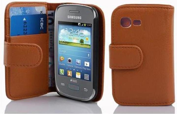 Produktbild Cadorabo Book mit Struktur Cover (Samsung Galaxy Pocket Neo)