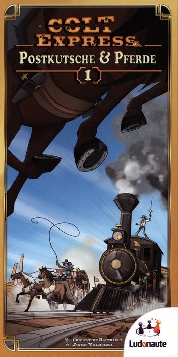Actual product image Asmodée Colt Express: Postkutsche und Pferde (German)
