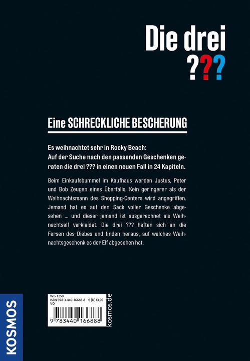 Produktbild Kosmos Die drei??? Eine schreckliche Bescherung (Deutsch, Marco Sonnleitner, Andreas Ruch, 2021)