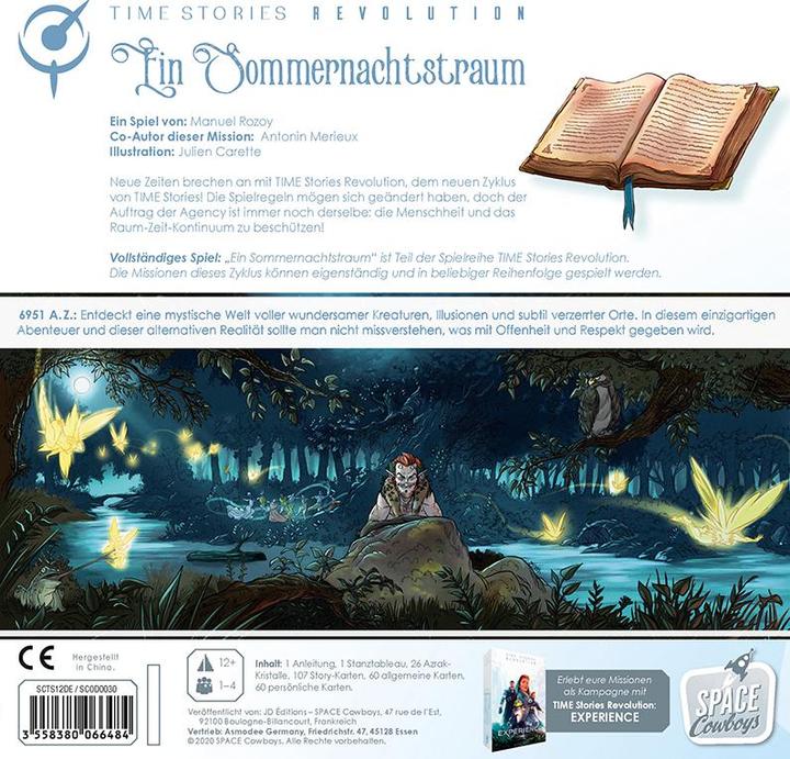 Actual product image Asmodée Kennerspiel Time Stories Revolution: Midsummer Night's Dream (German)
