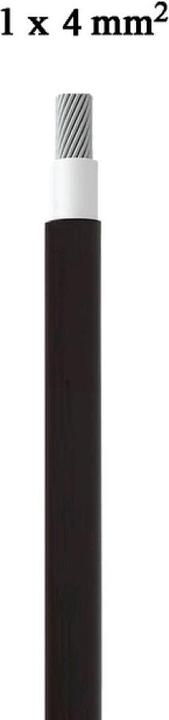 Actual product image V-TAC Photovoltaic cable black for solar panel 50 metres