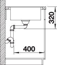 Actual product image Blanco METRA XL 6 S-F (99 cm, 49 cm)