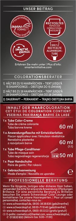 Immagine prodotto Schwarzkopf Brillance Crema colorata intensiva (872 Rosso intenso)