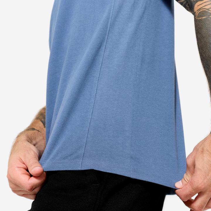 Actual product image Domyos Tank Top Herren dehnbar - kometenblau (4XL)