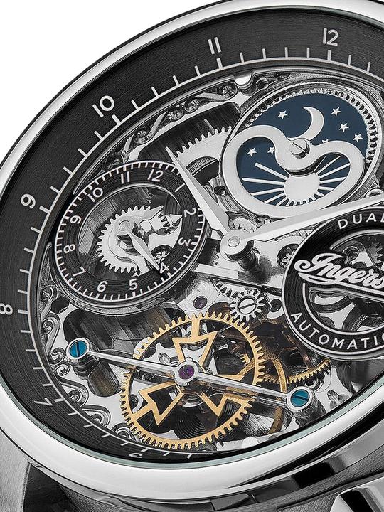 Actual product image Ingersoll 1892 The Jazz - I07701 (Analogue wristwatch, Skeleton watch, 42 mm)