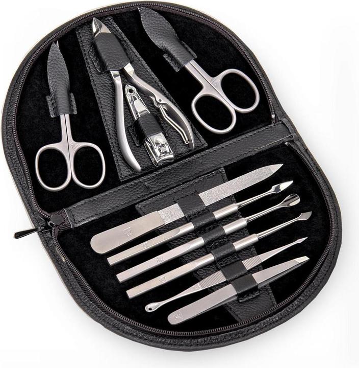 Produktbild Sacher TR850R.1504 - 10-teilig Maniküretui Manikürenset schwarz Leder