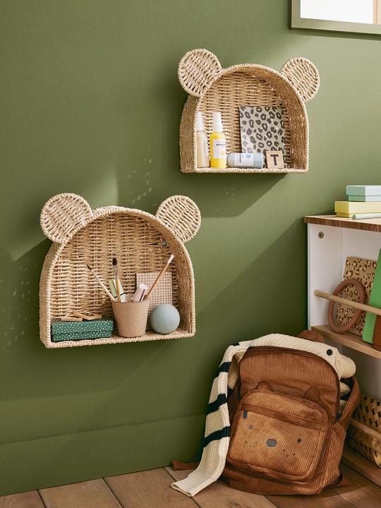 Produktbild Vertbaudet 2er-Set Kinderzimmer Deko-Regale BÄR, Papier