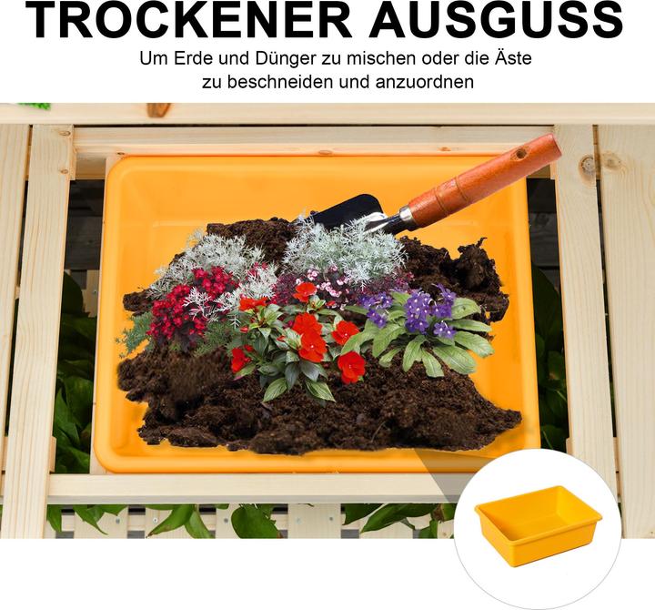 Produktbild Outsunny Pflanztisch mit verstellbarer Arbeitsfläche (100 cm)