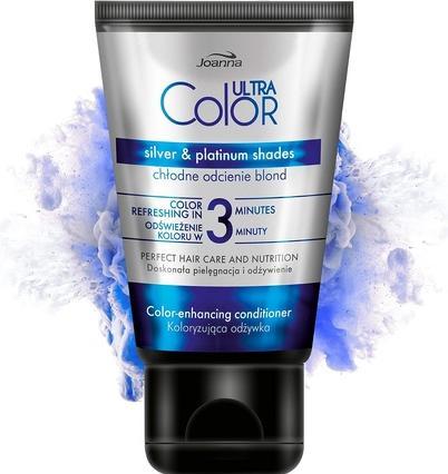 Joanna Ultra Color-Enhancing Conditioner Coloring Conditioner Cool Shadesonde Silver & Platinium (100 ml)
