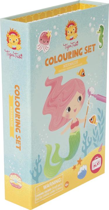 Actual product image Tiger Tribe Mermaids painting set