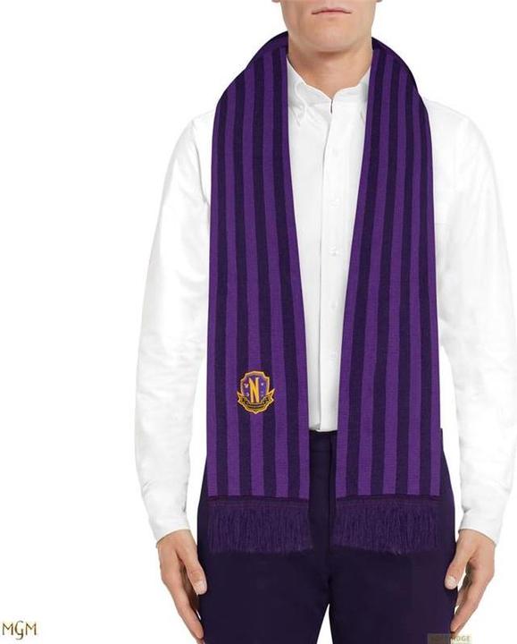 Actual product image Cinereplicas Wednesday: Nevermore Academy Scarf