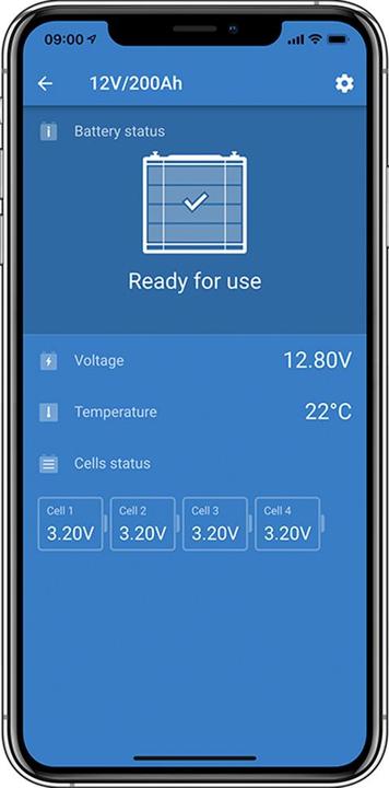 Actual product image Victron Energy LiFePO4 Battery 12.8V/200Ah - Smart (12.80 V, 200 Ah)
