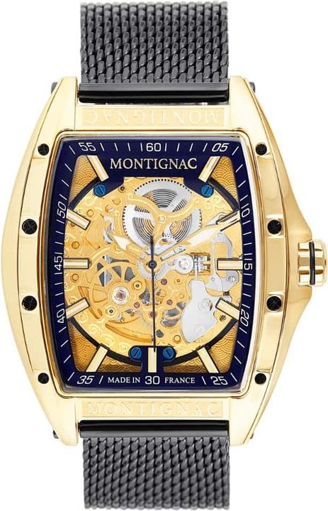 Montignac Automatische Uhr Tonneau (Skeleton-Uhr, 2416.50 mm)