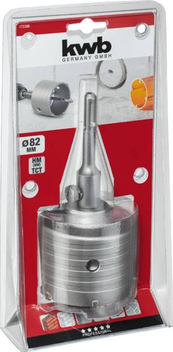 Productafbeelding kwb Holle boor HARD METAL schacht en pilotboor (82 mm)