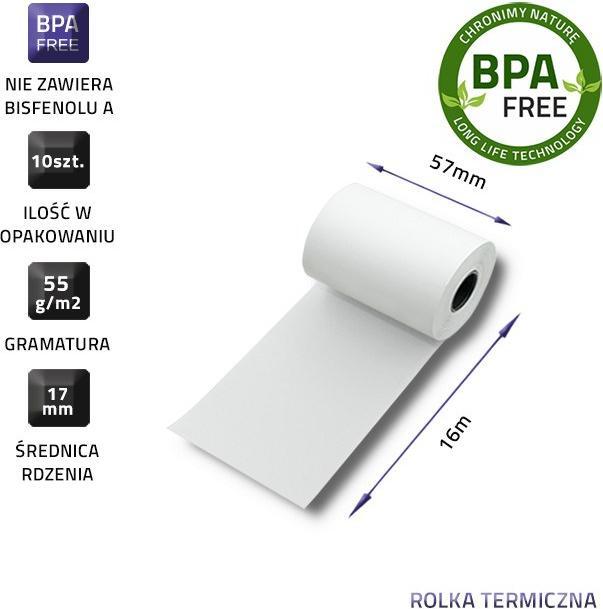 Actual product image Qoltec termocopying paper - 10 rul