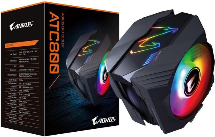 Image du produit Gigabyte GP-ATC800 Refroidisseur de CPU (163 mm)