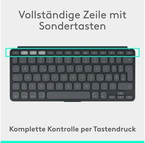 Actual product image Logitech Keys To Go 2 for iPad (CH, Wireless)