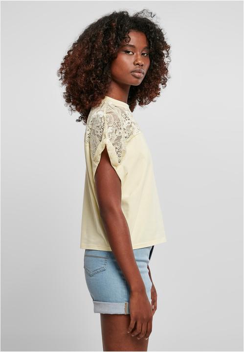 Actual product image Urban Classics Ladies Short Oversized Lace Tee - 12492 (XL)