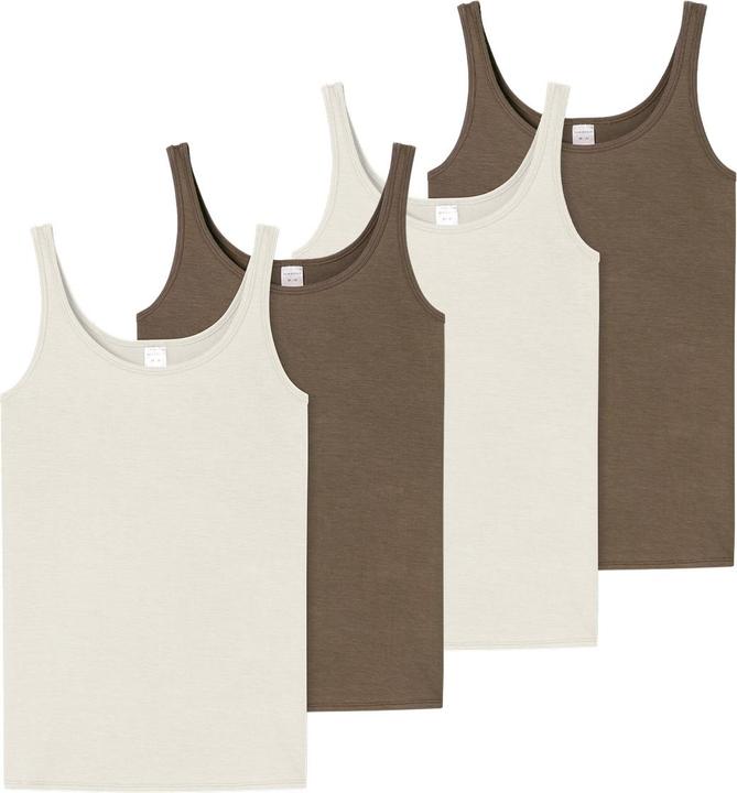 Actual product image Schiesser 4 Pack Modal Essentials Undershirt / Top (48, 4XL)