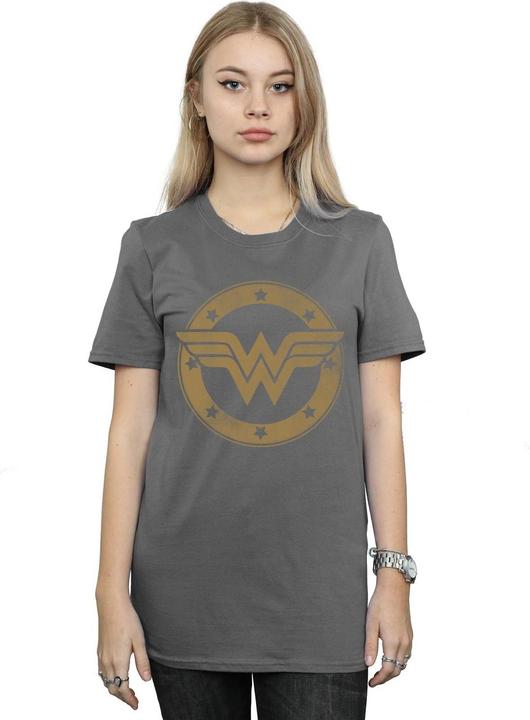 Image du produit - T-shirt WONDER WOMAN SHIELD - Femme (L)