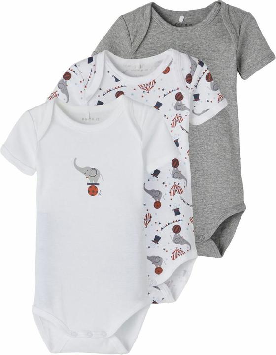 Name it 3er-Pack kurze Ärmel Body (62)