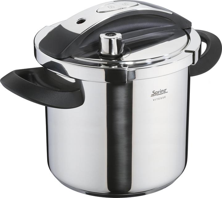 Actual product image Spring Schnellkochtopf Vitesse 8l (22 cm, Steam cooker, Stainless steel)