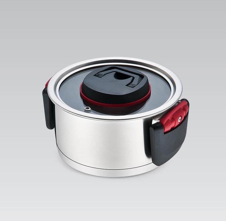 Actual product image Maestro MR-3530-16 Pot with folding handles 1 6 l (16 cm, Pot, Stainless steel)