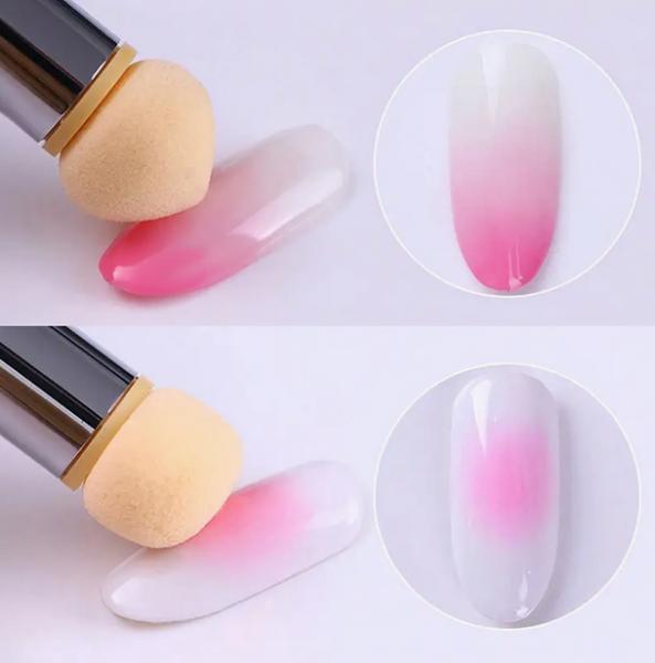 Actual product image Nagellack24 Nail art ombre sponge pencil (Nail glue)