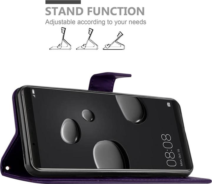 Image du produit Cadorabo Housse Flower Book pour Huawei MATE 10 PRO (Mate 10 Pro)
