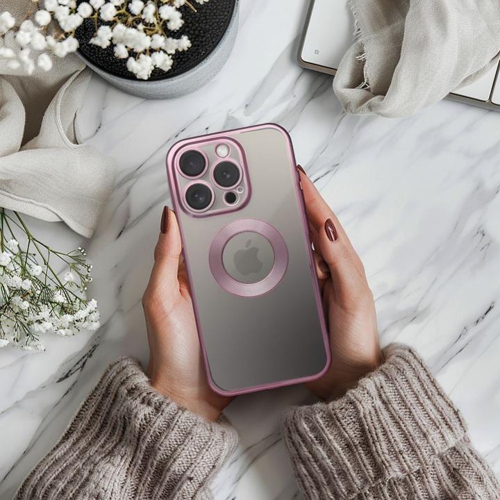 Image du produit OEM Back panel cover Case GLAM for IPHONE 16 rose pink (Apple iPhone 16)