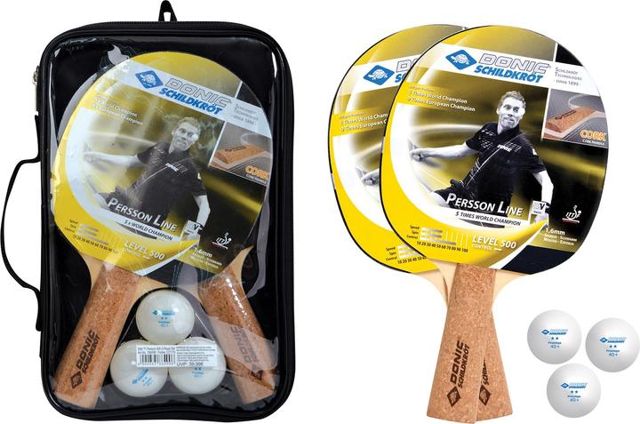Immagine prodotto Donic Schildkröt Tischtennis Set Persson 500 Kork Set