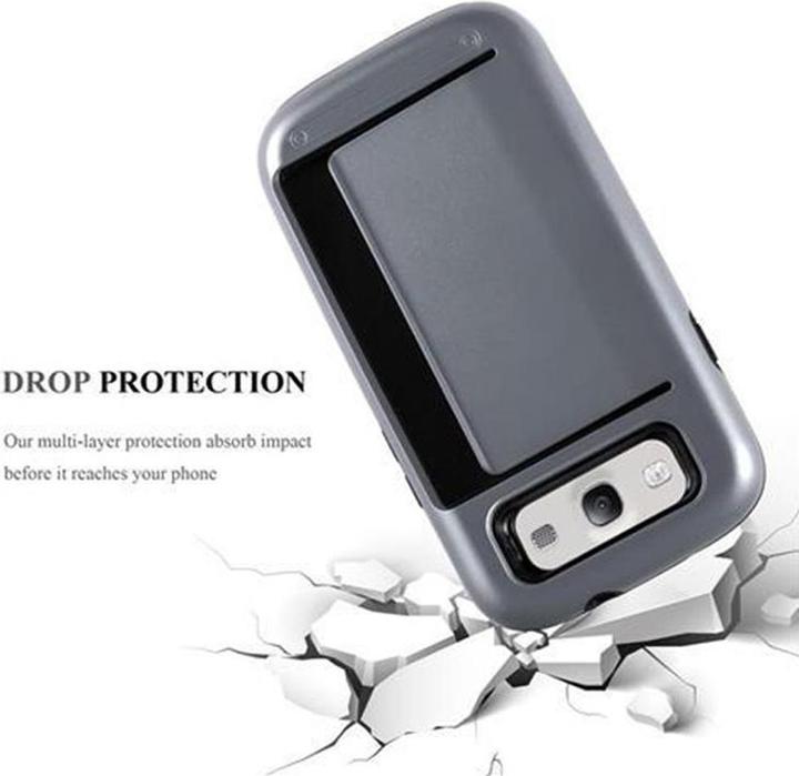 Produktbild Cadorabo Hybrid Schutzschild Hülle mit Kartenfach (Samsung Galaxy S3 Neo, Samsung Galaxy S3)